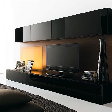 50 Bedroom TV Unit Designs In Black For A Sleek And Sophisticated Look