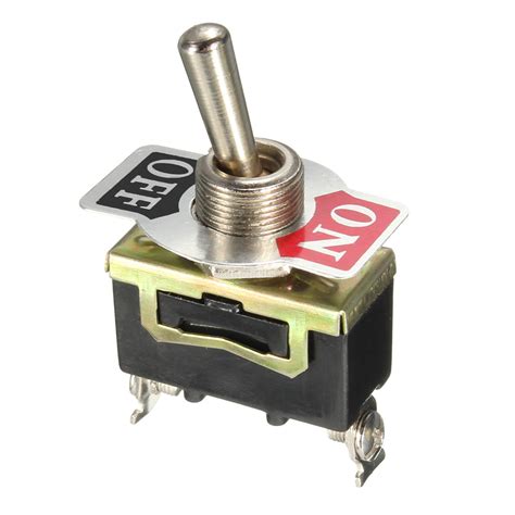 SPST 2Pin ON OFF Heavy Duty Toggle Flick Switch 250V 15A