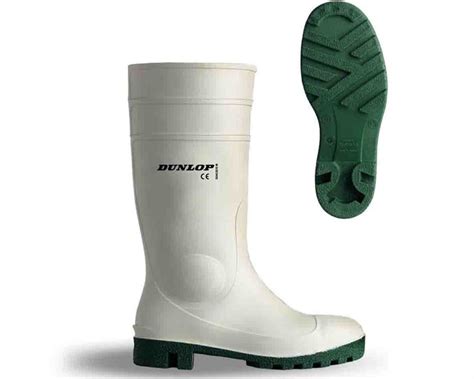 Botas Dunlop Pvc Protomastor Saf Bv Branco Biq A O Sintimex