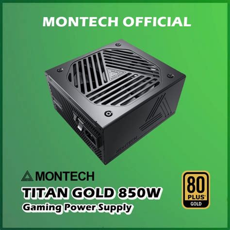 Promo Montech Titan Gold 850W 80 Plus Fully Modular Power Supply 850