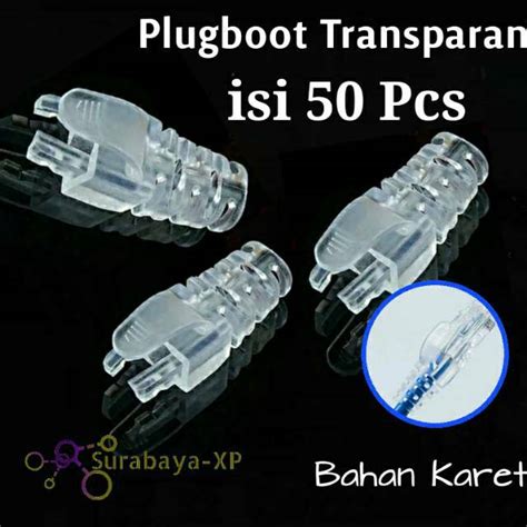 Jual Plug Boot Plugboot Rj Karet Sarung Pelindung Konektor Cat E Cat