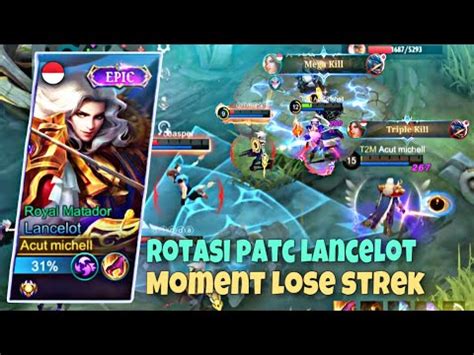 MOMENT LANCELOT HYPER CARRY GAME BUILD TERSAKIT GENDONG TIM