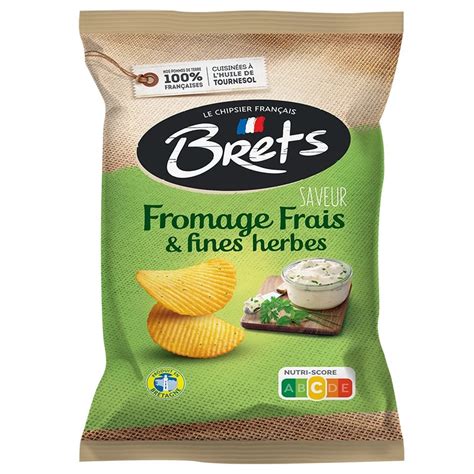 Brets Chips Cream Cheese Herbs 125g Snackje