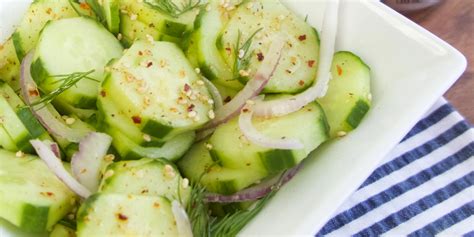 Receta De Ensalada De Pepino Y Cebolla Endulzante Sin Calor As Y