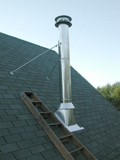 Solar System Installing Stove Pipe