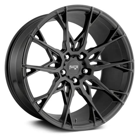 Niche M Vice Lug Gloss Black Powerhouse Wheels Tires