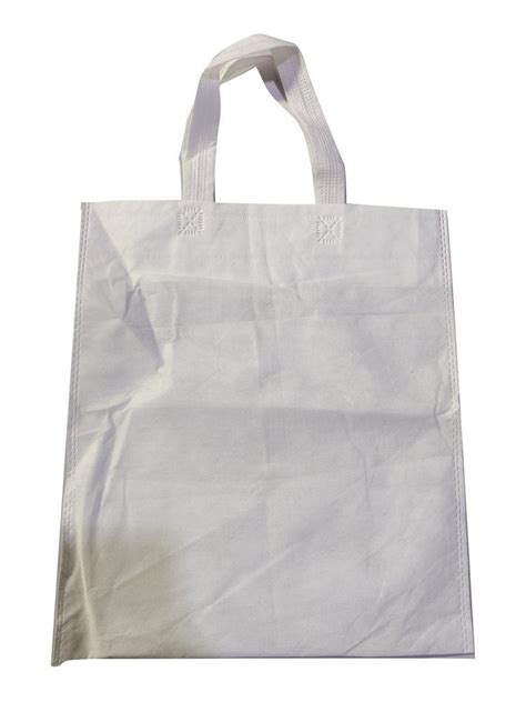 Non Woven White Plain Loop Handle Carry Bag Capacity 2kg At ₹ 170 Kg