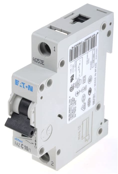 Faz C Eaton Eaton Xeffect A Mcb Mini Circuit Breaker