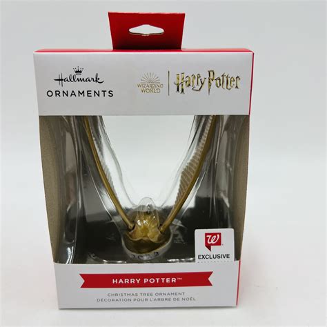 Hallmark Harry Potter Golden Snitch Quidditch Ball 2022 Christmas Tree Ornament