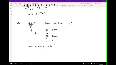 Constant Acceleration Examples Youtube