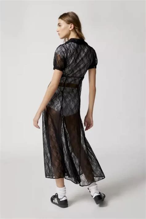 Urban Outfitters Uo Connie Sheer Lace Midi Dress Mall Of America