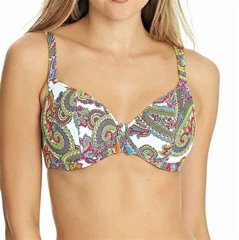 Freya Swim New Wave Plunge Bikini Top Storm In A D Cup AUS