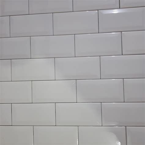 Jual Keramik Tile Mulia Subway 10 X 30 Cm Bevel Putih Glossy Jakarta