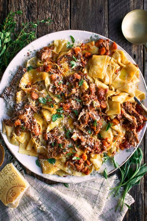 Braised Pork Ragu With Homemade Pasta The Original Dish