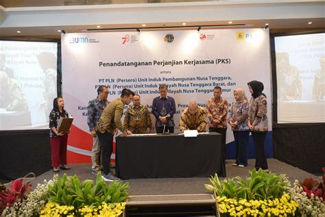 Pln Bersama Kementerian Atr Bpn Wilayah Ntb Dan Ntt Tanda Tangani