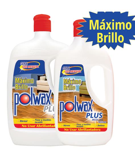 CERA POLWAX PLUS INCOLORO MÁXIMO BRILLO