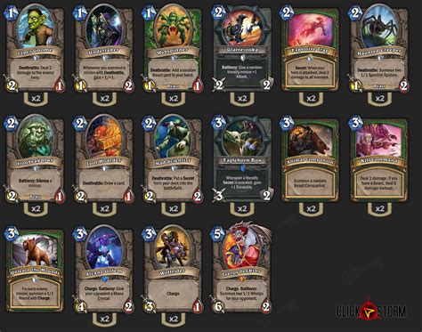 Hearthstone New Deck Face Hunter By Yell X Written By Artem Uarabei