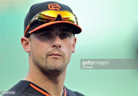 Andrew Susac Of The San Francisco Giants Stands On The Field During