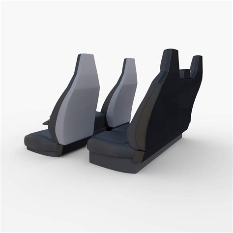 Tesla Cybertruck Seats Dark - 3D Model by dragosburian