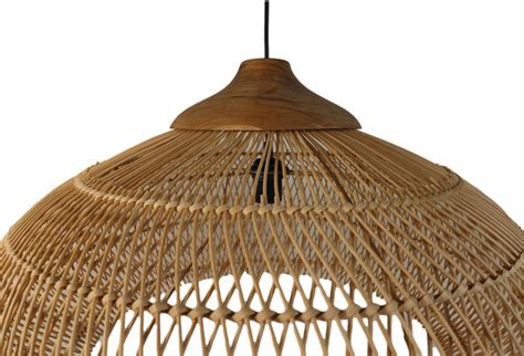 Hanglamp Rotan X X Naturel Rotan Teak Leo S Meubeldiscount