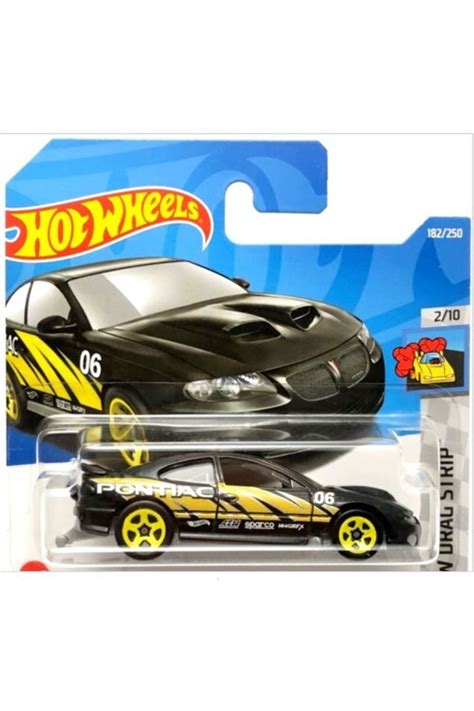 Hot Wheels 06 Pontiac Gto Black Hw Drag Strip 2022 182 Short Card