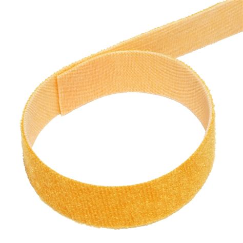 VELCRO ONE WRAP Bande Sur Rouleau 20mm Jaune 25 M SECOMP France