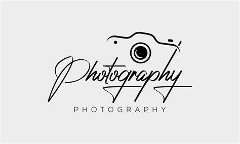 camera logo, modern photography signature logo icon vector 26734969 Vector Art at Vecteezy