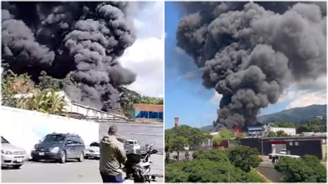 Reportan Incendio De Gran Magnitud En Zona Industrial La Bandera Videos