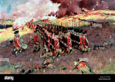 Battle Of Bunker Hill 1775 Usa Revolutionary War Stock Photo Alamy