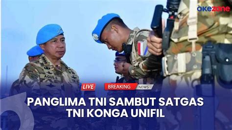 Live Report Panglima Tni Jenderal Agus Pimpin Upacara Penyambutan