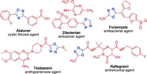 Drugs With 1 3 4 Oxadiazole Nucleus [28 29] Download Scientific Diagram