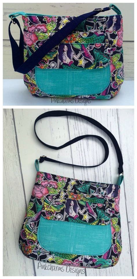 The Thistle Pocket Tote Cross Body Bag Sewing Pattern Sew Modern Bags