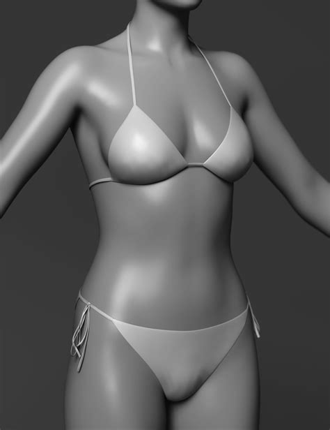 Tied Bikini For Genesis 9 Daz 3D