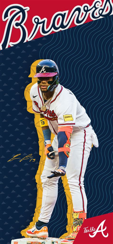 Ronald Acuña Jr Atlanta Braves Wallpaper 2023 Atlanta braves