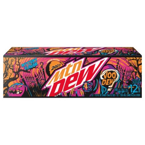 Mountain Dew Voo Dew Soda Cans, 12 pk / 12 fl oz - Kroger