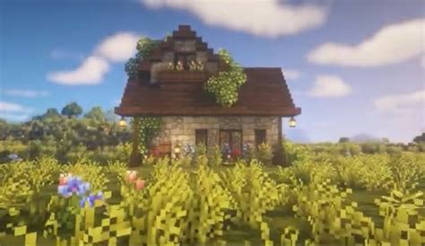 Starter House Tutorial Cottagecore Minecraft 🍄🌿 Mizunos Cottage Fairy