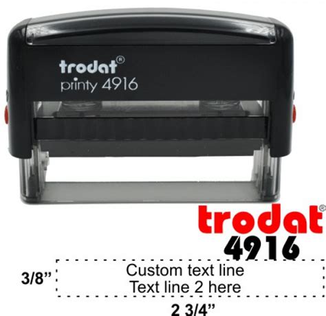 Trodat Printy Ideal Customizable Line Stamp Simply Stamps