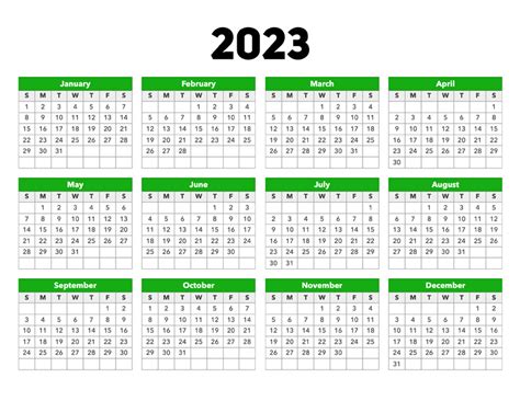 Calendar 2023 – Calendar Options