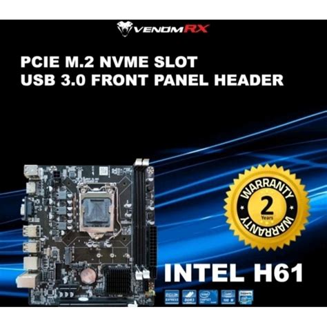 Jual Motherboard Venom Rx H Ddr Lga Nvme Slot Shopee Indonesia