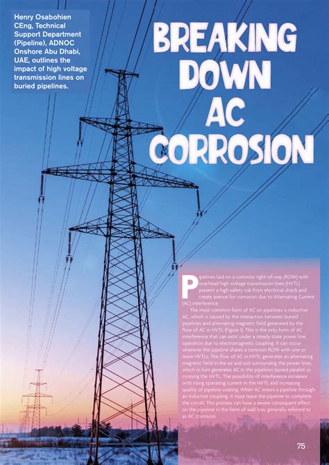 PDF Breaking Down AC Corrosion