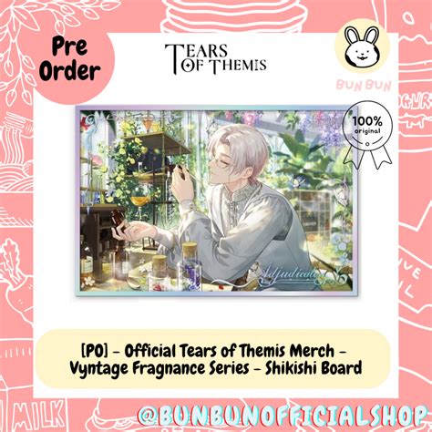 Po Official Tears Of Themis Mihoyo Merch Vyntage Fragance Series