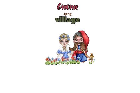 Gnome Village Graphic by ArtsByLeila · Creative Fabrica