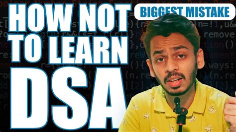 The Top Dsa Learning Blunders You Must Avoid Youtube