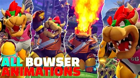 Bowser Victory Lose And Entrance Animations Mario Strikers Battle League 4k60fps Youtube