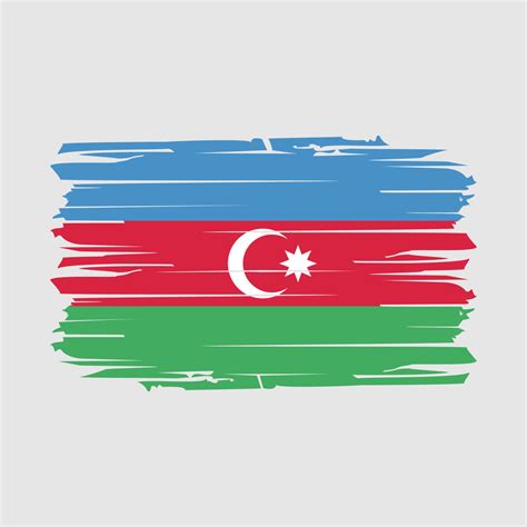 Azerbaijan Flag Brush Vector 20378946 Vector Art at Vecteezy