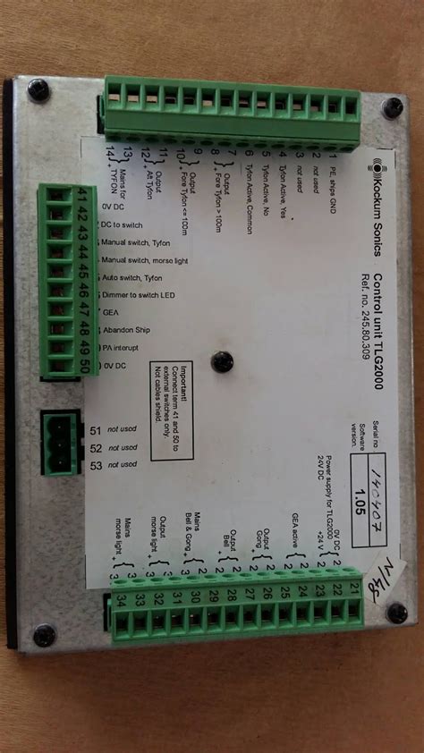 Kockum Sonics 24580309 Control Unit Tlg2000 Aeliya Marine