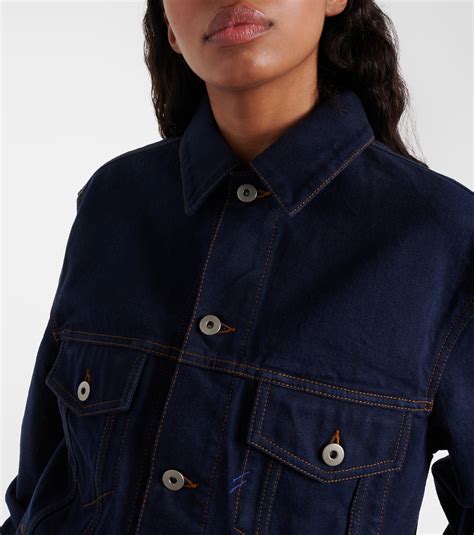 Oversized Denim Jacket In Blue Burberry Mytheresa