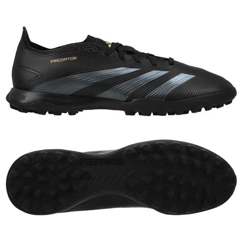 Adidas Predator League Tf Dark Spark Schwarz Grau Gold