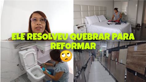 VAI COMEÇAR TUDO DE NOVO ELE ACHOU MELHOR QUEBRAR E FAZER TUDO DE