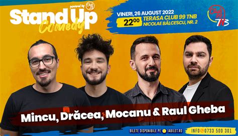 Bilete Stand Up La Club Cu Mincu Bogdan Dracea Alex Mocanu I Raul